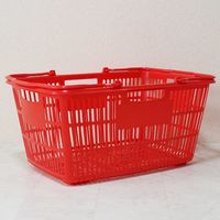 大和産業 買い物かご SBー33 レッド SB-33-RE 1個 538-1882（直送品）