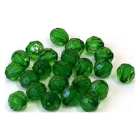 日本紐釦貿易 クラフトビーズ プラスチックビーズ 12mm グリーン A1-12-500 1袋(500個入)