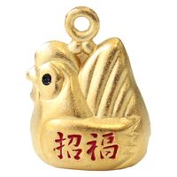 日本紐釦貿易 招福干支鈴 酉 約W16×H24mm 1個入 CF119 1セット/5個（直送品）