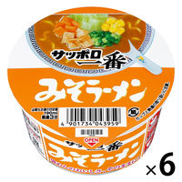 サッポロ一番 みそラーメンミニどんぶり 1セット（1個×6） サンヨー食品