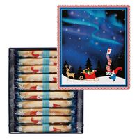 〈ヨックモック〉シガール 20本入（クリスマス限定デザイン） 1缶 三越伊勢丹 紙袋付 手土産 ギフト 洋菓子