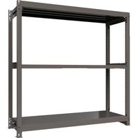 ICHIMAI 重量ボルトレスラック 段荷重1000Kg H1800×W1800×D600 天地3段 単体グレー TH1000-666T3（直送品）
