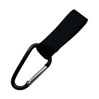 Trimate 取付けマジックテープカラビナ付き ブラック TR-TMK001-BK 1個 67-4921-41（直送品）