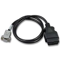 ラインアイ OBD2ーDSUB9ケーブル OBD2-DB9-09B 1個 67-7731-19（直送品）