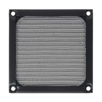 アイネックス アルミファンフィルター 90mm用 ブラック CFA-90D-BK 1個 67-9231-40（直送品）