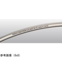八興 スーパー柔軟フッ素チューブ(帯電防止) 6×8 20M E-SJAST-6x8 1m 68-1079-87（直送品）