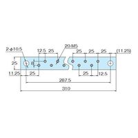 ホシモト 銅アースバー EA-7 1個 62-2984-94（直送品）