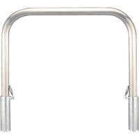 カネソウ 車止め アーチ型 ステンレス製 脱着式 スチール製蓋 Yシリーズ YA7H10-D 1本 258-5622（直送品）