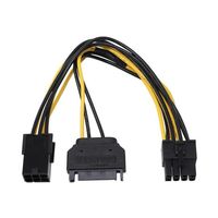 アイネックス PCI Express用電源変換ケーブル 15cm PX-012A 1個 67-9258-58（直送品）