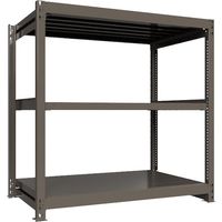 ICHIMAI 重量ボルトレスラック 段荷重1000Kg H1500×W1500×D900 天地3段 単体グレー TH1000-559T3（直送品）