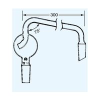 日本理化学器械 分留用トラップ TS下部15 TS枝管15 080-1515 1個 65-8674-82（直送品）