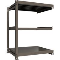 ICHIMAI 重量ボルトレスラック 段荷重1000Kg H1500×W1200×D900 天地3段 連結グレー TH1000-549R3（直送品）