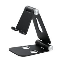 Trimate スマホスタンド ブラック TR-CST001-BK 1個 67-4918-05（直送品）
