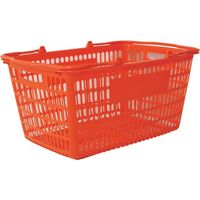 大和産業 買い物かご SLー20 レッド SL-20-RE 1個 538-1864