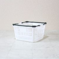 大和産業 買い物かご SLー1 ナチュラル把手エバーグリーン SL-1-NREGR 1個 538-1898（直送品）
