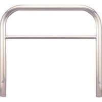 カネソウ 車止め アーチ型 横バー付 ステンレス製 固定式 Yシリーズ YAW6H7A-K 1本 258-5587（直送品）