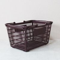 大和産業 買い物かご SLー8 マロン 10個セット SL-8-MA-10P 1セット(10個) 538-0381（直送品）