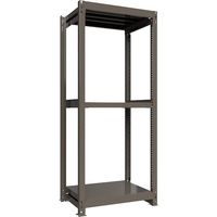 ICHIMAI 重量ボルトレスラック 段荷重1000Kg H2100×W900×D600 天地3段 単体グレー TH1000-736T3（直送品）