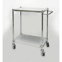 アイ・エル・シー ワーキングカート 2段仕様 900×460×1150mm SG-2B 1式 4-6255-02（直送品）