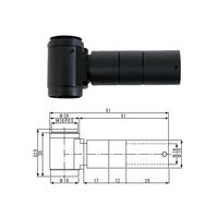 八洲光学工業 M 18同軸落射鏡筒 YS-93001-CII 1個 67-5228-32（直送品）