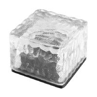 Trimate ガラス製ソーラーガーデンライト 昼白色 TR-USL002-W 1個 67-4921-71（直送品）