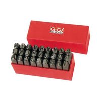 ジーネット 英字刻印セット GSKA-15 1個 64-3265-48（直送品）