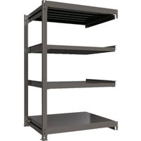 ICHIMAI 重量ボルトレスラック 段荷重1000Kg H1800×W1200×D900 天地4段 連結グレー TH1000-649R4（直送品）