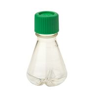 エルレンマイヤーフラスコ(ポリカーボネート ベントキャップ)バッフル底 125mL 12個入 229823 1箱(12個)（直送品）