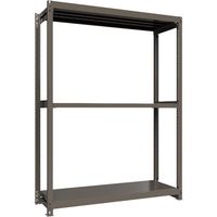 ICHIMAI 重量ボルトレスラック 段荷重1000Kg H2400×W1800×D600 天地3段 単体グレー TH1000-866T3（直送品）