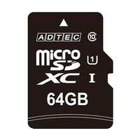 AhebN microSDXC[J[h 64GB UHS1 SDϊA_v^t AD-MRXAM64G/U1 1iij