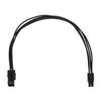 アイネックス ATX12V用電源延長ケーブル 30cm ブラック PX-007B-BK 1個 67-9258-53（直送品）