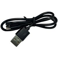 Trimate マイクロUSBケーブル ブラック TR-MUC001-BK 1個 67-4920-12（直送品）