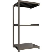 ICHIMAI 重量ボルトレスラック 段荷重1000Kg H2400×W1200×D900 天地3段 連結グレー TH1000-849R3（直送品）