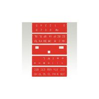 ランドアート ハイビスカス スプレーシート 路線記号 1組(5枚入) HS-R25 1組(5枚) 62-4863-13（直送品）