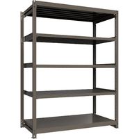 ICHIMAI 重量ボルトレスラック 段荷重1000Kg H2400×W1800×D900 天地5段 単体グレー TH1000-869T5（直送品）