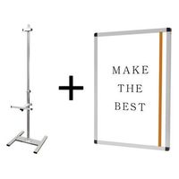 専用 大型 パネルスタンド キャスター付き Amazon.co.jp: パネルスタンド（両面仕様）クローム 【 B3ヨコ