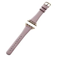 アップルウォッチバンド (41 40 38mm) レザー ベルト スリム アッシュピンク AW-41BDLJPN エレコム 1個（直送品）