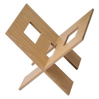 パール金属 木製マガジンラック X型 N-7150 1個