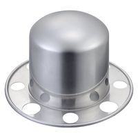 パーマンコーポレーション センターカバーJIS大型8穴1枚リア ステンレス仕上19.5/22.5インチ 1267008000 1個（直送品）