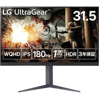 LG Electronics Japan  31.5インチ ゲーミングモニター(2560x1440/IPS) 32GS75Q-B（直送品）