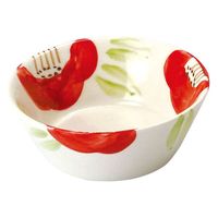 ヤマコー 手描き・椿 小鉢 丸 小 27935 1個（直送品）