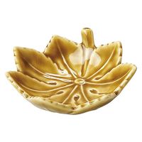 ヤマコー 陶器・カエデ珍味入 黄瀬戸 27876 1個（直送品）
