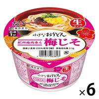 小さなおうどん 梅じそ 1セット（1個×6） 寿がきや食品