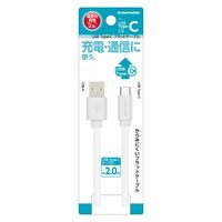 【アウトレット】【Goエシカル】訳あり USB Type-C フラットケーブル ASーAH141CW 1個 多摩電子工業