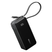 Anker Power Bank （10000mAh、ライトニングケーブル）ブラック