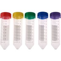 CELLTREAT 50mL遠沈管 各種カラーキャップーバッグ 滅菌 500個入 230421A 1個 68-0320-95（直送品）