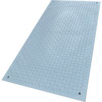 ウッドプラスチックテクノロジー ウッドプラスチック イベント用樹脂製敷板 Wターフ 灰 WT-GRA 1枚 437-3447（直送品）