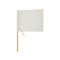 ランドアート ハイビスカス工事旗(布製) 白 62-4864-33 1枚（直送品）