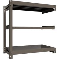 ICHIMAI 重量ボルトレスラック 段荷重1000Kg H1200×W1200×D600 天地3段 連結グレー TH1000-446R3（直送品）