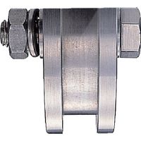 ヨコヅナ ステンレス重量戸車ワイドタイプ 車のみ 250mm H JBPW2506 1個 849-6185（直送品）